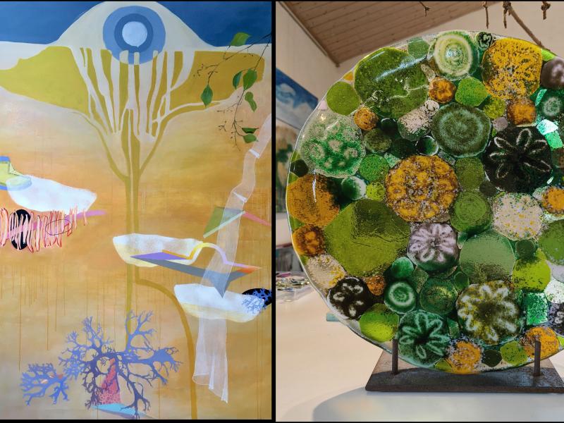 Inge Ørntoft & Dorthe Bent i Insides galleri 
